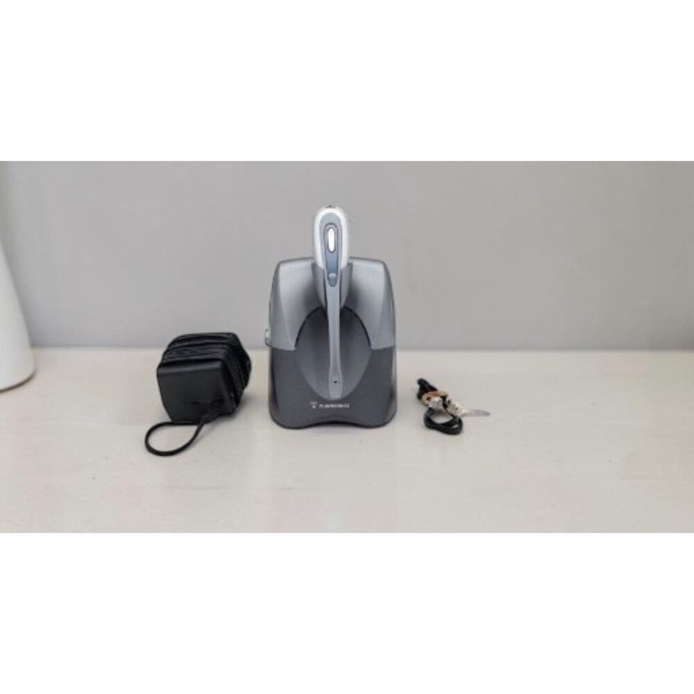 Plantronics CS55 Wireless Headset System with Base, Power Adapter & Manual